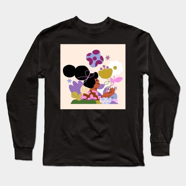 The Flower Lover Long Sleeve T-Shirt by Switch-Case